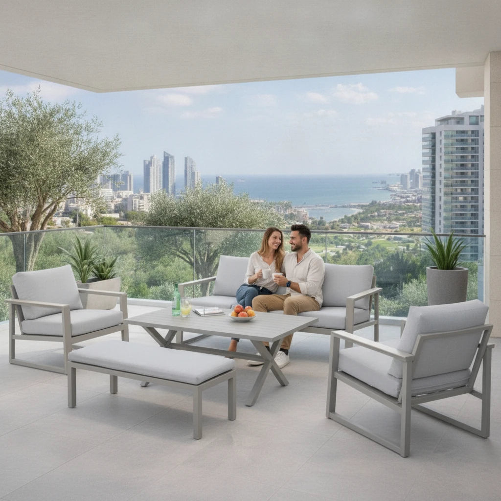 סט ישיבה אמסטרדם שמפניה