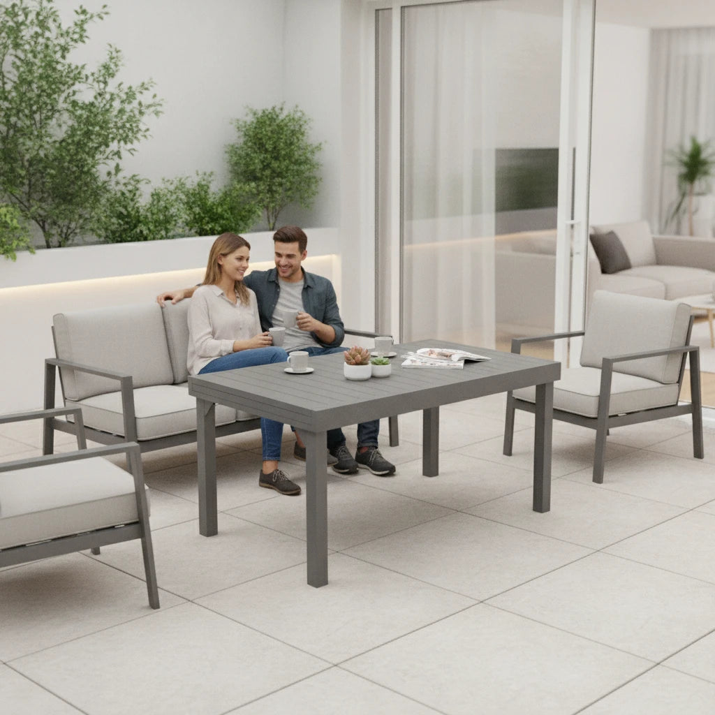 שולחן רומא נפתח 140/280 ס״מ